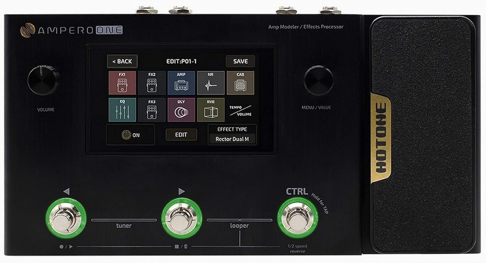 HOTONE - AMPERO ONE Effects Pedal - Black