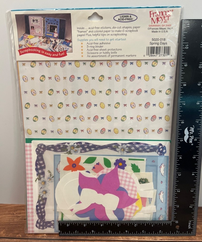 Frances Meyer 5020-018 Spring Days Decorative Scrapbook Page Kit