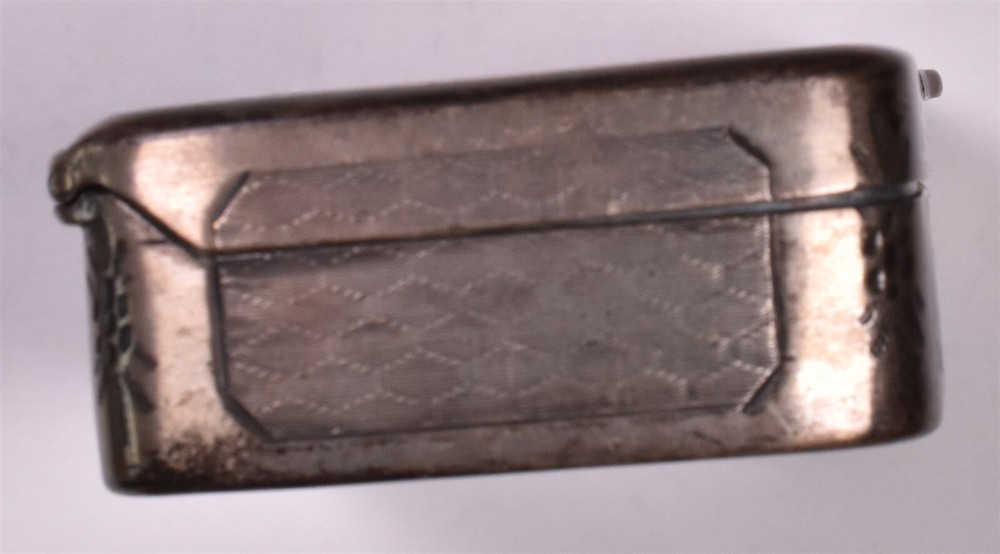 Antique Silver Keepsake Box Trinkets Intricate Engraving