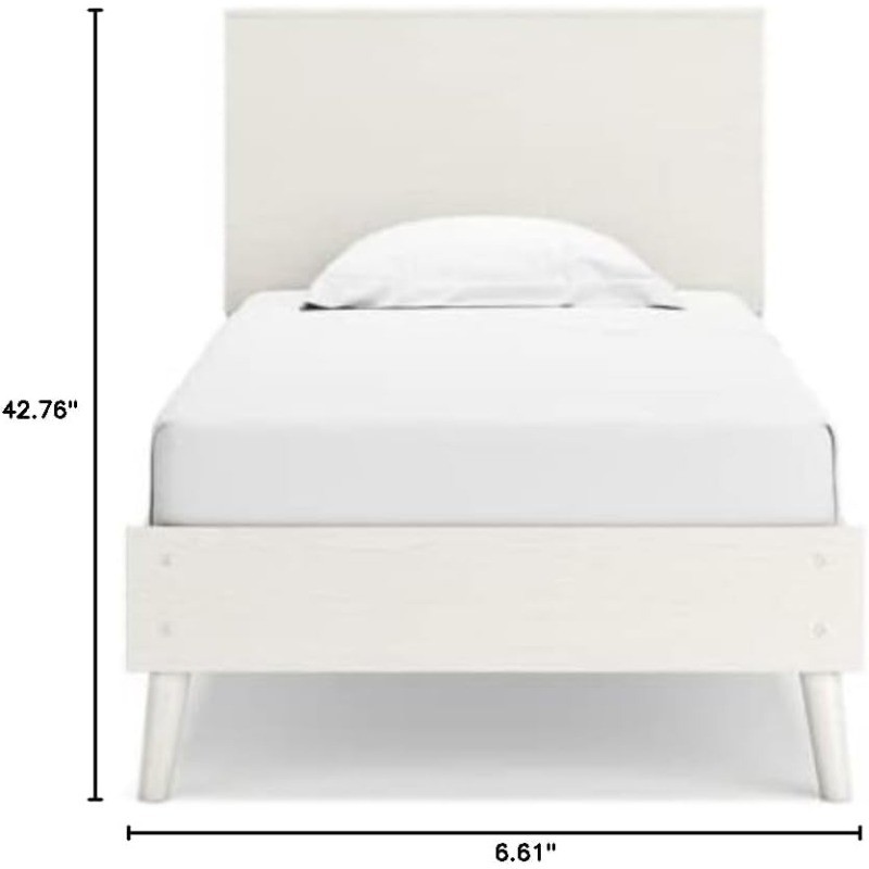 Aprilyn Twin Bookcase Headboard, Whitewash