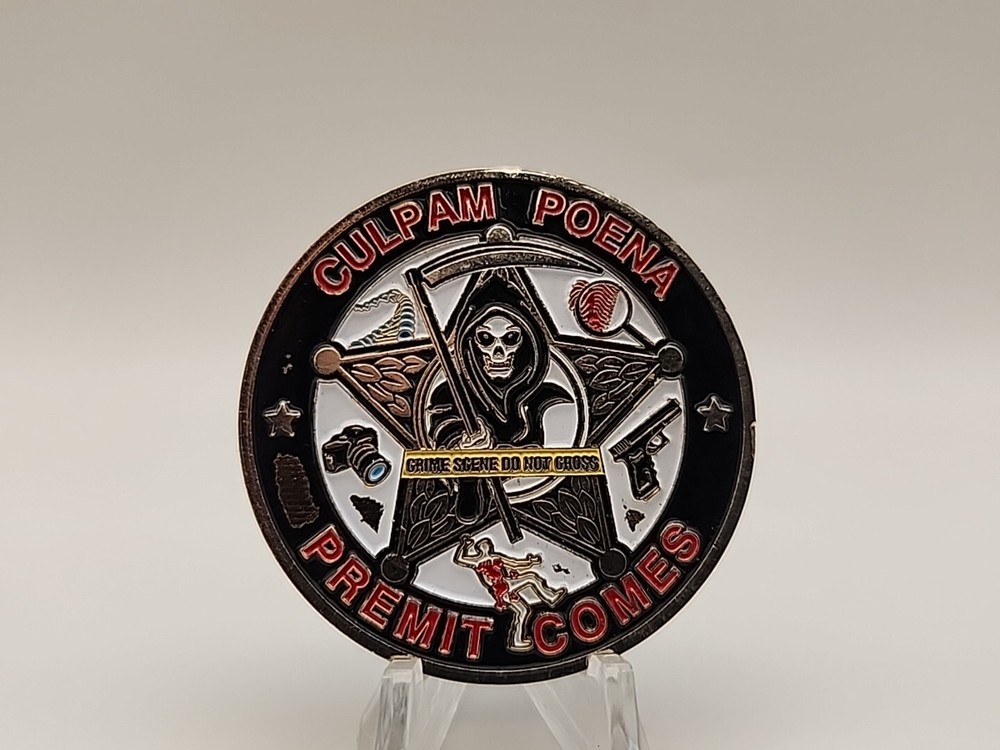 Broward Sheriff’s Office CRIME SCENE Challenge Coin PRE-OWNED