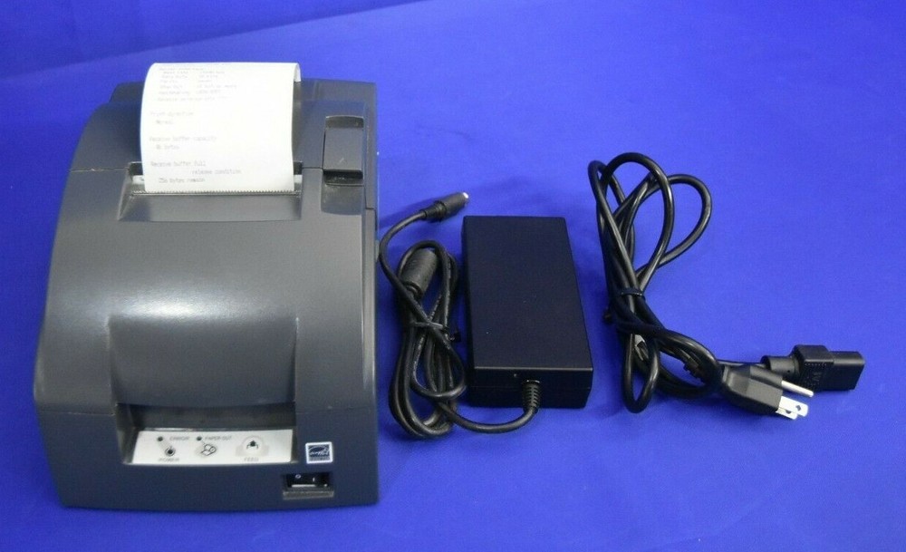 MICROS/EPSON IDN - TMU220B AUTO CUT KITCHEN PRINTER Good Used Condition