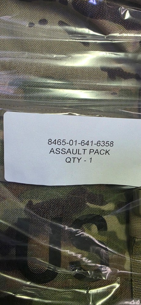 USGI Multicam OCP MOLLE Assault Pack - 3 Day Assault Backpack