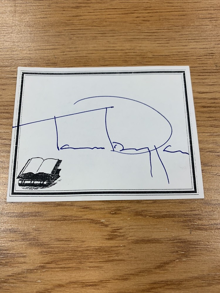 Tom Piazza Writer Author Signed Bookplate Autographed New