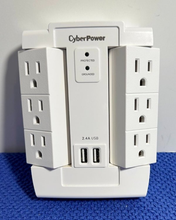 CyberPower Surge Protector P600WSURC2 NEW