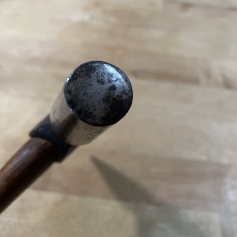 Vintage Cross Peen Hammer Wood Handle Grip Solid Steel Blacksmith Farrier