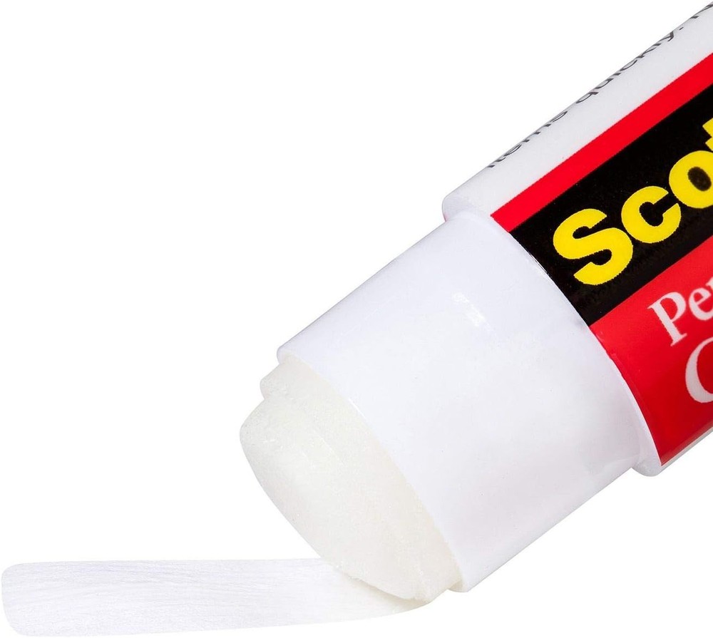 Permanent Glue Stick (Pack of 24), Clear
