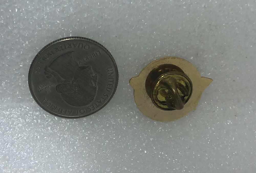I Touch The Future Through Education USA Space Shuttle Apple Pin
