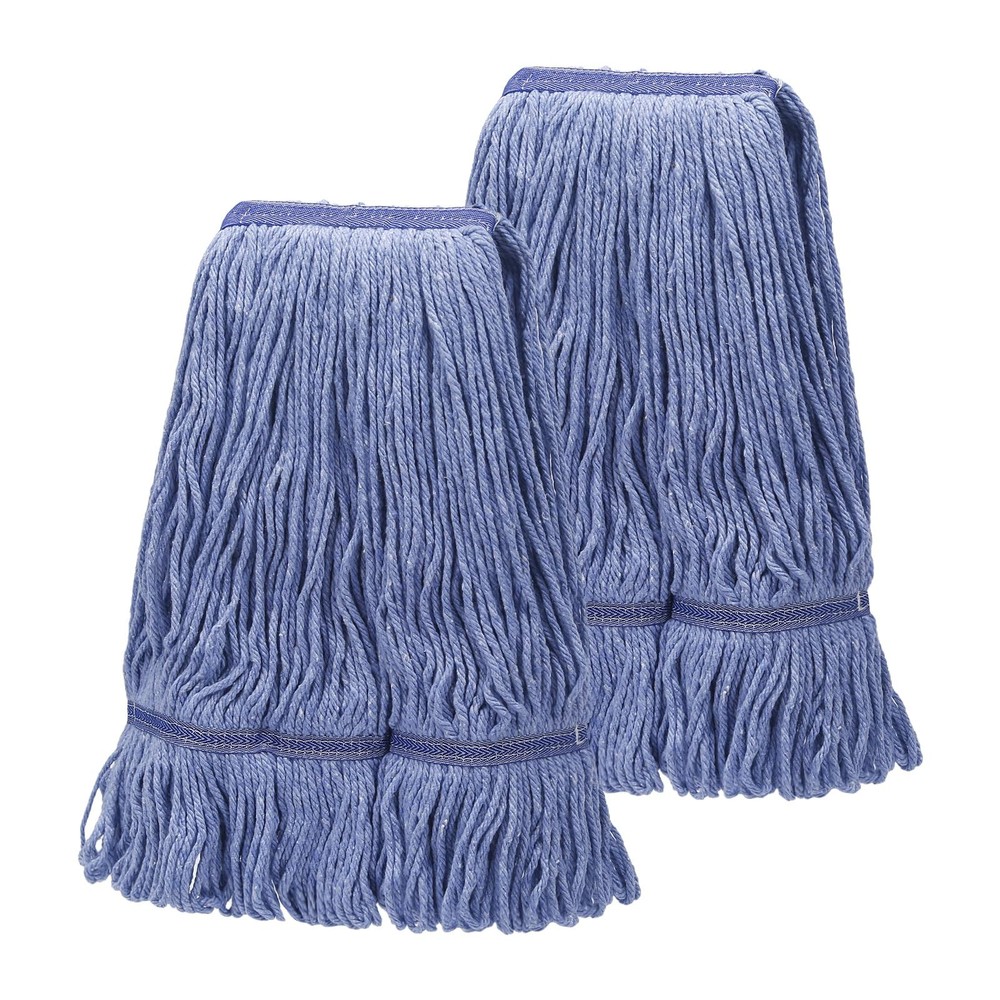 2 Pack Heavy Mop Replace Head，mop Head Replacement,Commercial mop Heads,Reusa...