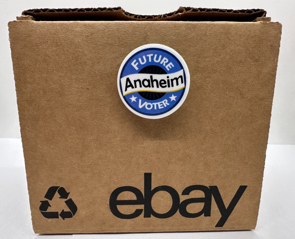 Future Anaheim Voter Pin Button 1.25"