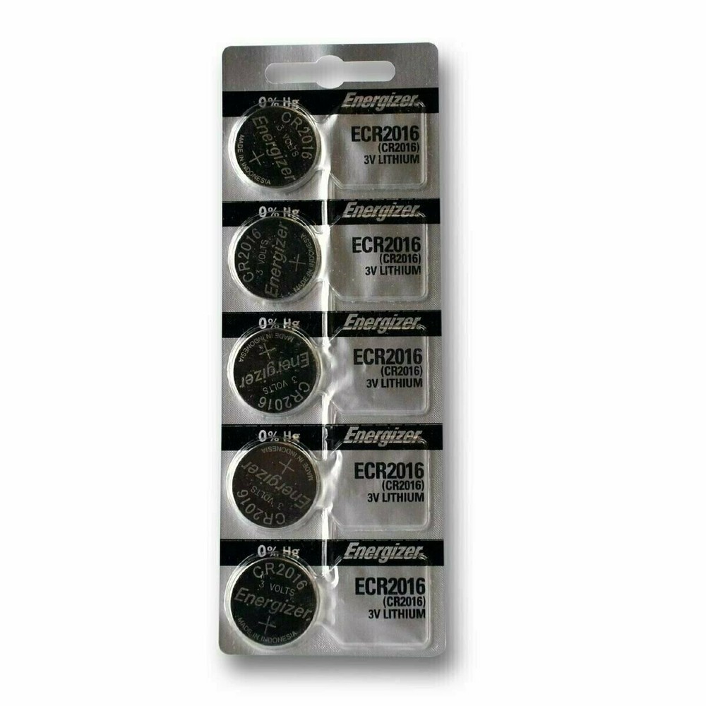 5 NEW ENERGIZER CR2016 CR ECR 2016 3v LITHIUM Battery