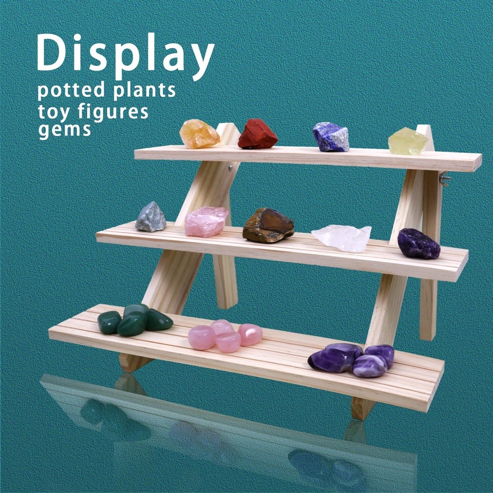 3 Tier Earring Display Stands For Selling, Retail Display Riser Earring, Ring...