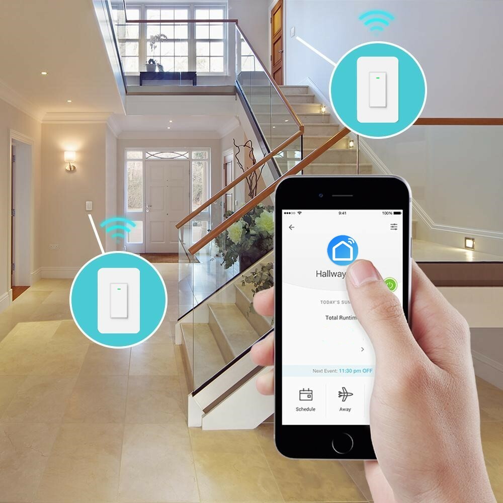 Used Smart Light Switch Wi-Fi Work with Alexa Google Home