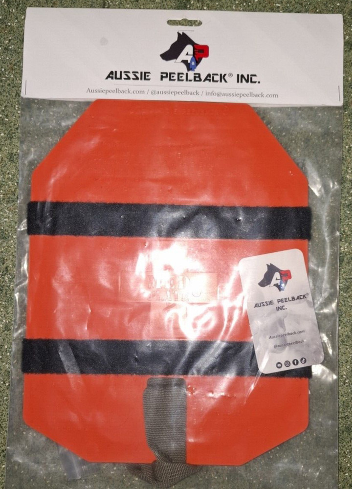 AUSSIE PEEL BACK PLATE CARRIER MEDIC ATTACHMENT BOARD SYSTEM (M.E.D PLATE) - NEW