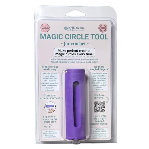 Original Magic Circle Crochet Tool w Right & Left-Handed Step by Step Online ...