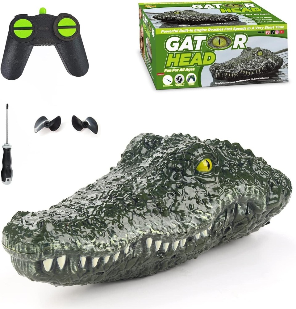 Remote Control Gator Head Boat , Simulates The Speed and More