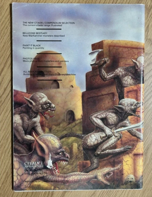 The third Citadel compendium warhammer games workshop 1985