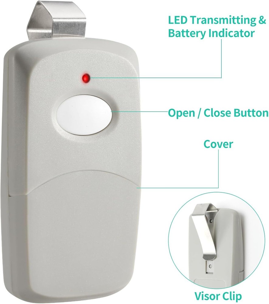 4Pcs For 3089 multi-code multicode 308911 Linear MCS308911 300mhz Button Remote