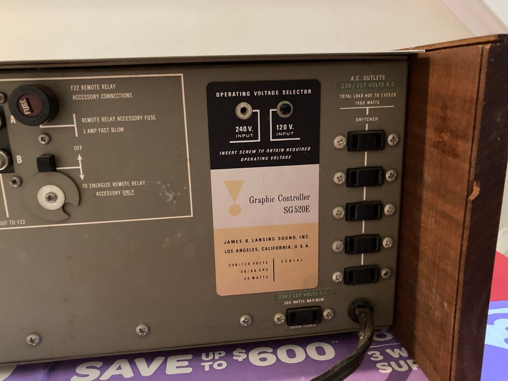 JBL Graphic Controller SG-520