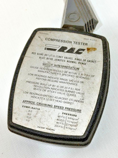 Vintage RAE Compression Tester
