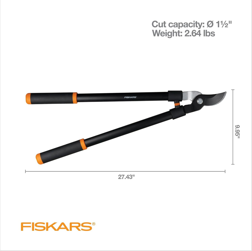 Fiskars 28" Loppers for Tree Trimming, Heavy Duty, Rust-Resistant Sharp Bypass S