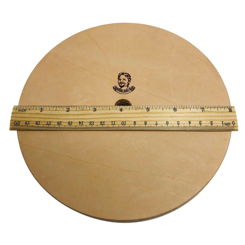 7" (3/4" Width) Leather Honing Wheel - Fits 5/8" Arbor - Buffing Compound Incl