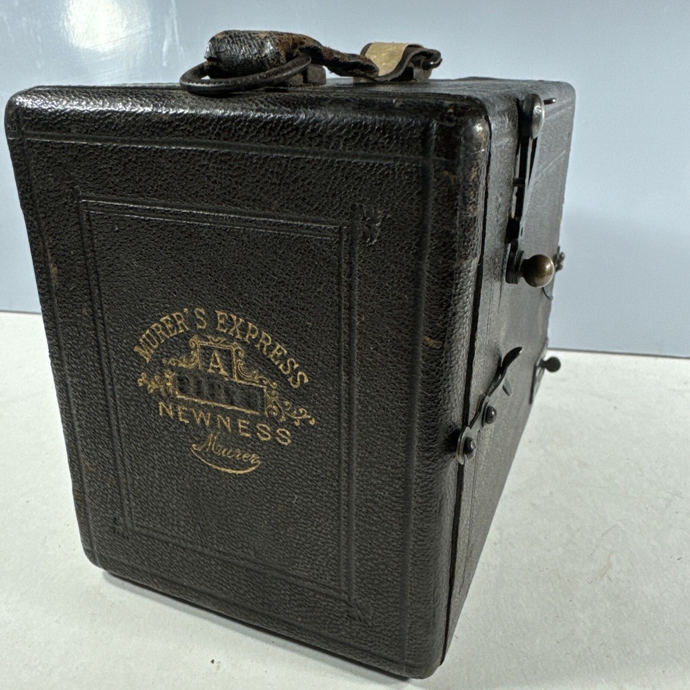 Murer's Express Newness Model A Falling Plate Box Camera - Rare Working Complete