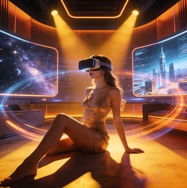 VR 3D Headset Virtual Reality Goggles + Headphones For IOS Android