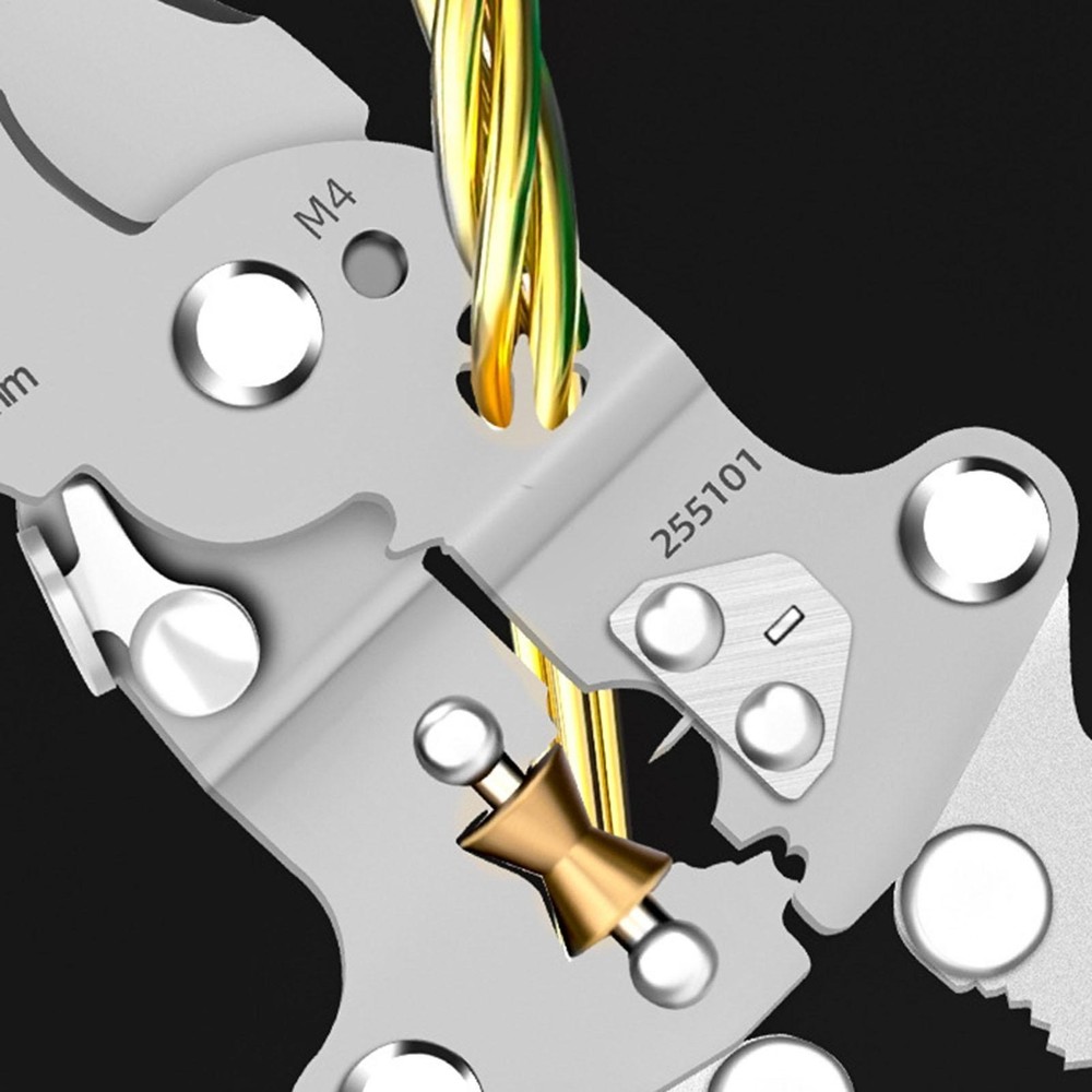 Multifunctional Folding Wire Stripper Pliers,Pully Design Cable Cutter Plier