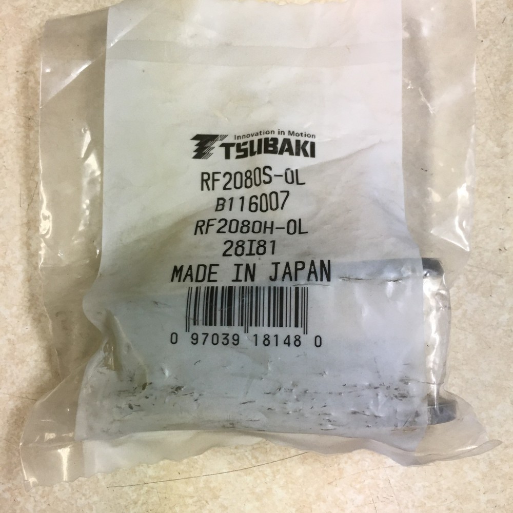 TSUBAKI C2080H Offset Link Heavy Conveyor Roller Chain RF2080S-OL