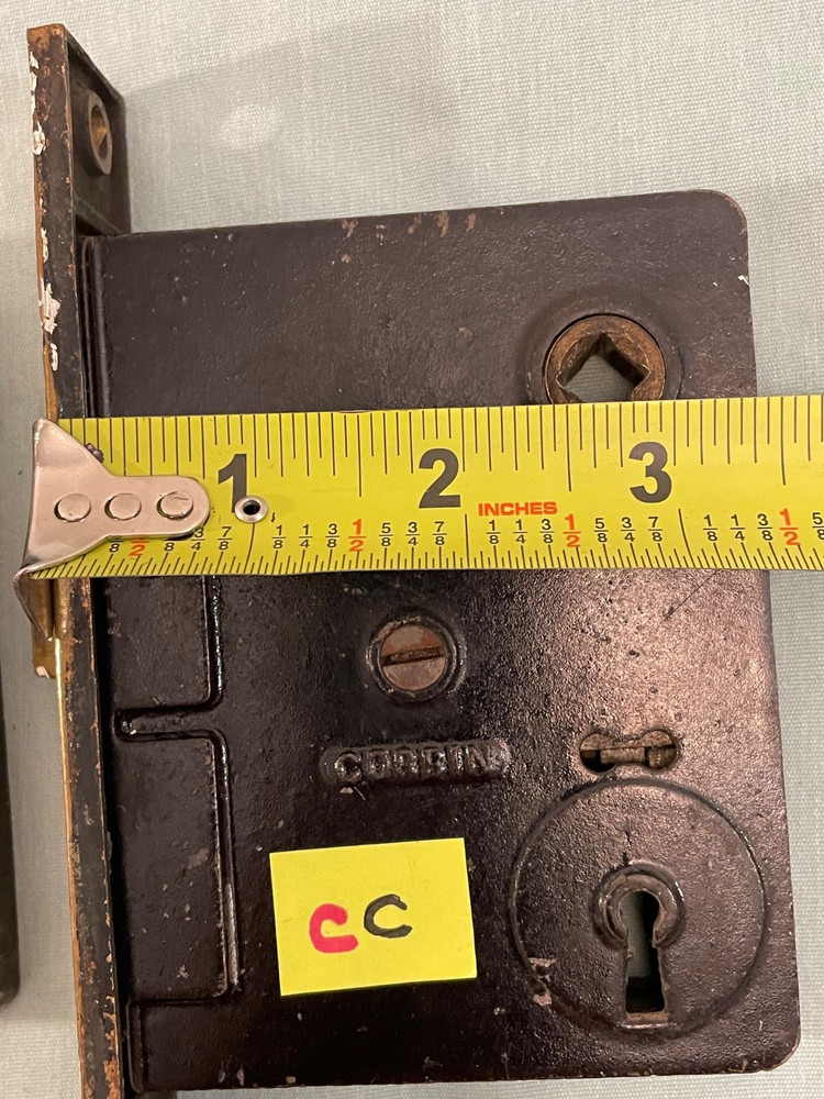 Antique High Quality Corbin Mortise Lock - original condition