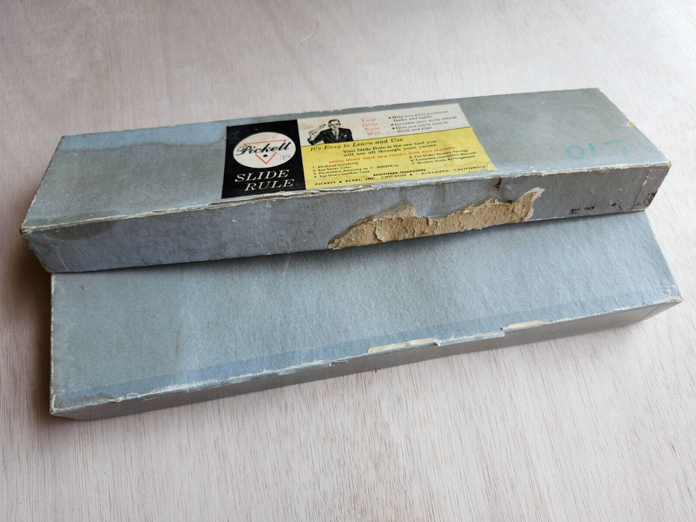 Pickett 1025 Helical Spring Design Side Rule, Full Documentation & Box