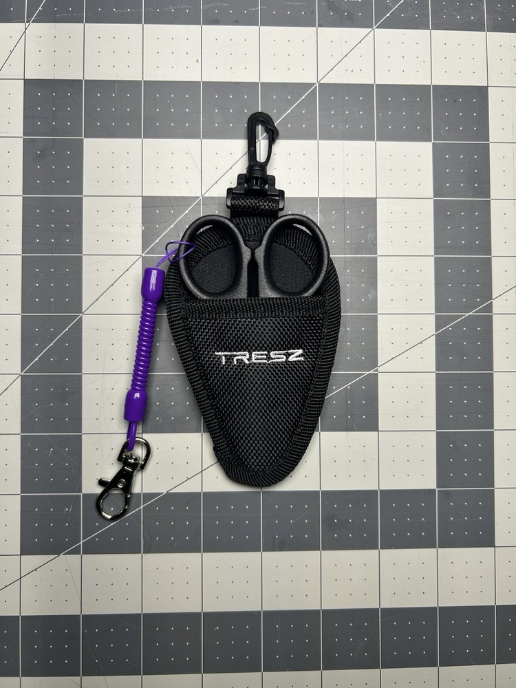 TRESZ Micro Braid Scissors, Cut Resistant Pouch And Lanyard. ￼