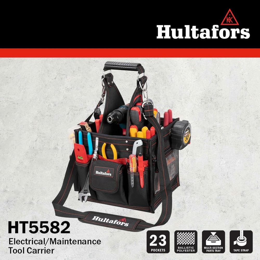 Heavy Duty Tool Carrier with 23 Pockets - Work Gear HT5582