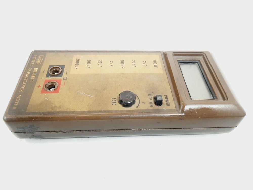 LUTRON DM-6013 Digital Capacitance Meter - ■JF■ UNTESTED■JF■
