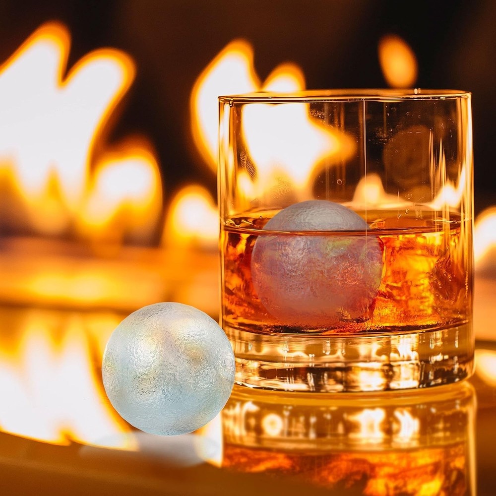 Ice Molds - Silicone Ice Cube Tray With Lid - Easy Fill and Release Ice Maker...