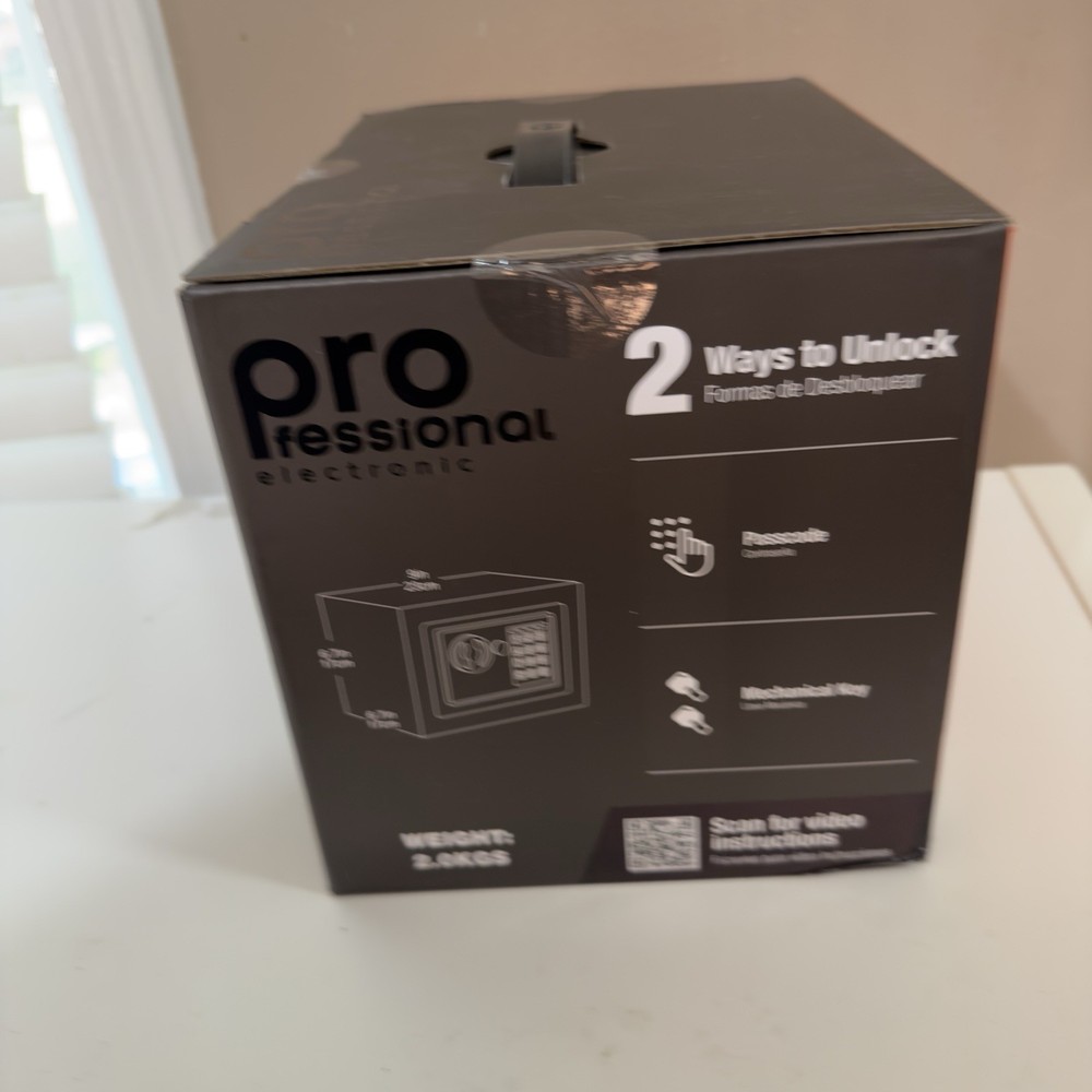 PROFESSIONAL ELECTRONIC 2 IN 1 SECURITY SAFE PASSCODE KEY BRAND NEW