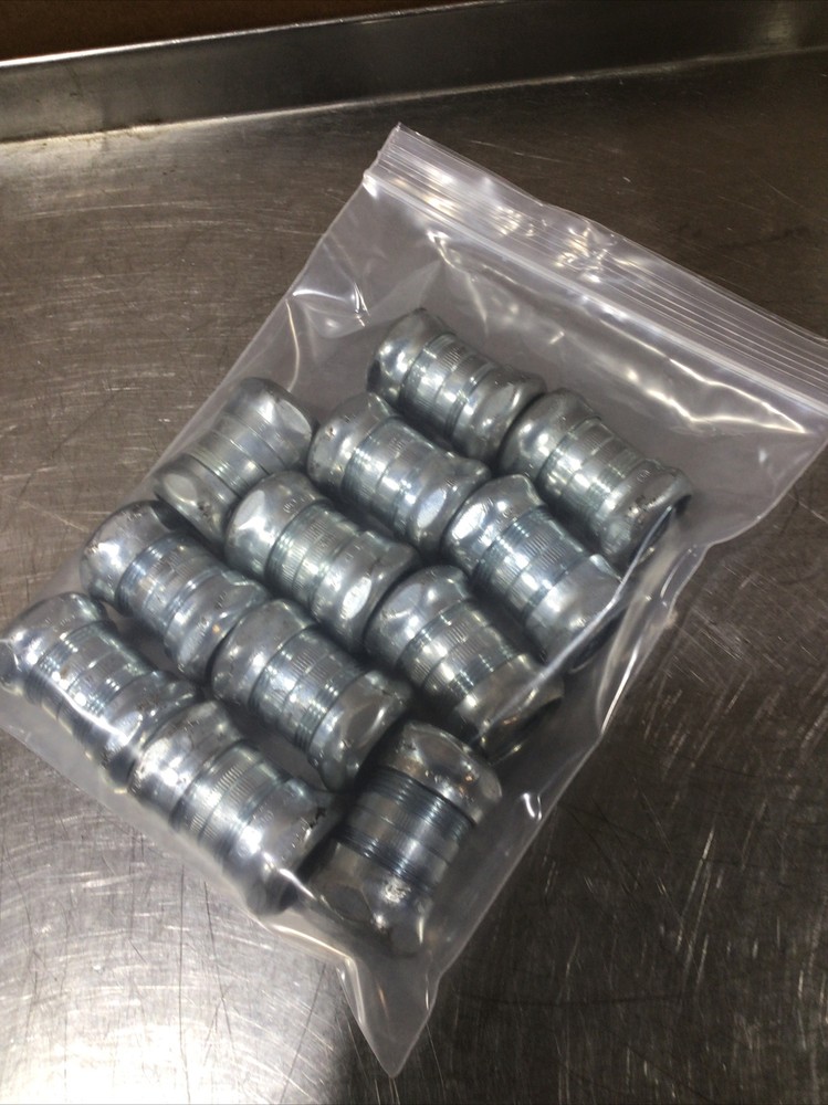 Compression Coupling 1” Steel Fittings 12pcs NOS SURPLUS