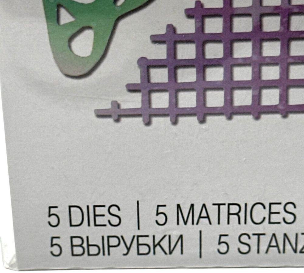 Sizzix Thinlits Geometric Mask Set Dies Paper Cutting Background Dot Confetti