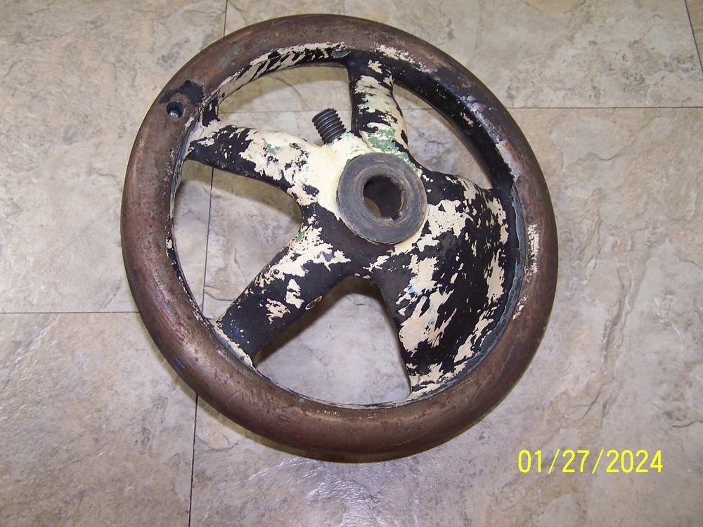 Vintage Steampunk Cast Iron Brown & Sharpe Surface Grinder RD Spinner Handle