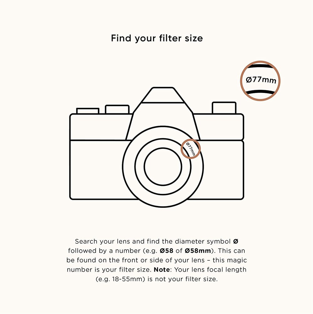 Tiffen Variable ND Filter 82mm, 2 to 8-Stop, Variable 0.6 to 2.4 Optical Density