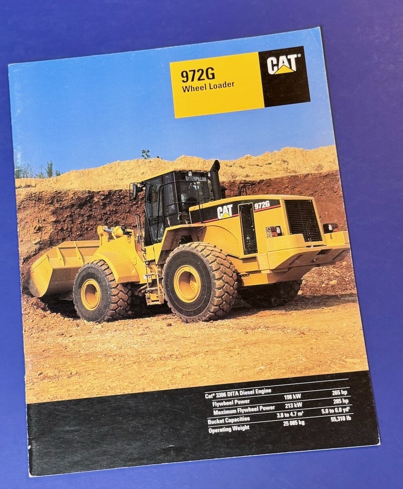 CATERPILLAR BROCHURE 972G Wheel Loader