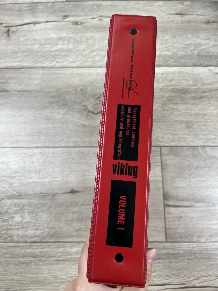 RARE Viking Space Program Proposal McDonnell Douglas Plans & Control Vol 1 & 2