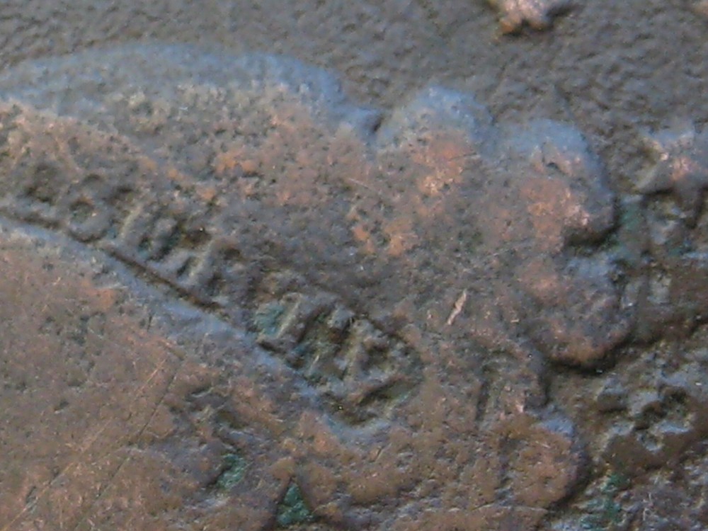 1837 Matron Head Large Cent- Medium Letters, Plain Cord, About Good Details