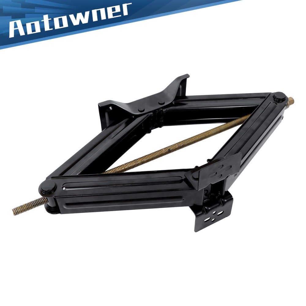 Pair Camper RV Trailer Stabilizer Leveling Scissor Jacks with Handle 24" 5000Lbs