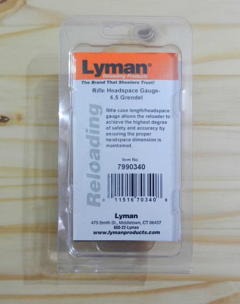 Lyman Reloading; Case Length/Headspace Gauge; 6.5 Grendel; 7990340