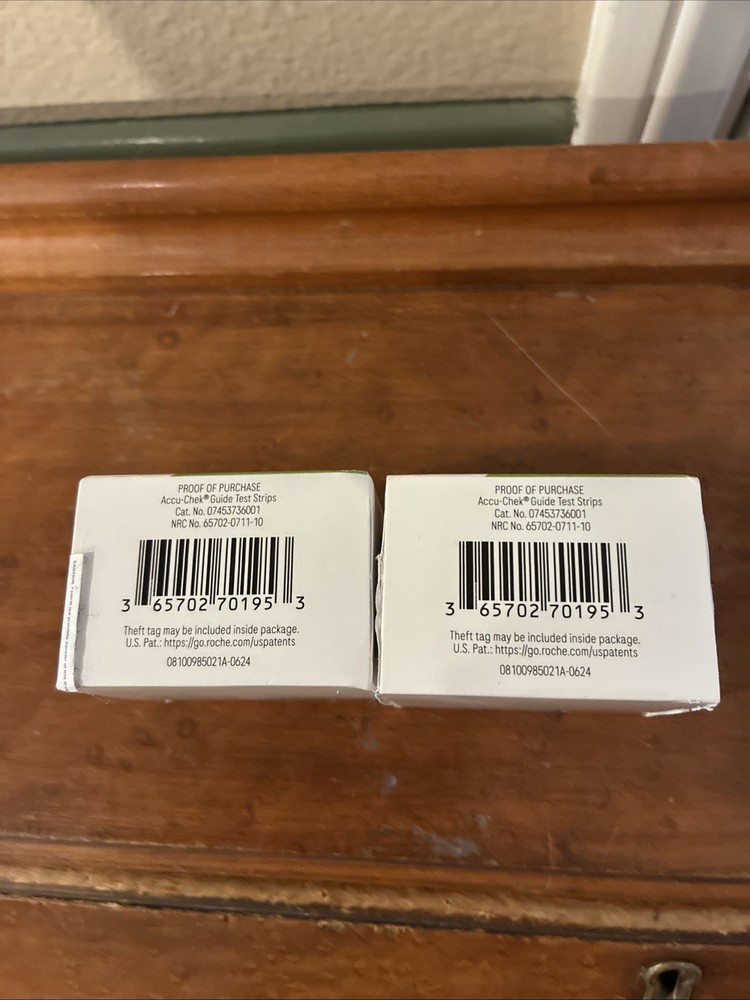 ACCU-CHEK TEST STRIPS / 2 Boxes 50 Each / Dated 3/9/27