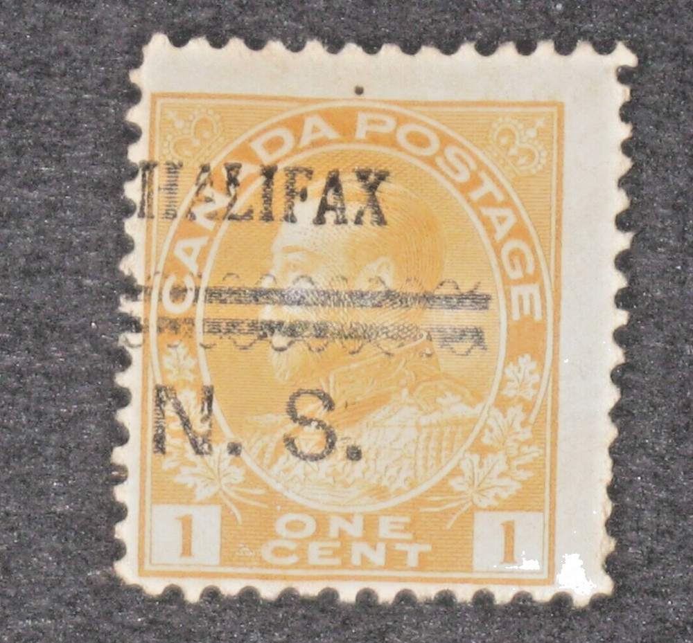 1911 CANADA PRECANCEL HALIFAX NS SCOTT#105