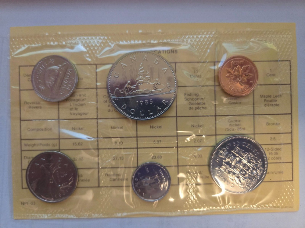 1985 Canada Proof-Like Annual Coin Set