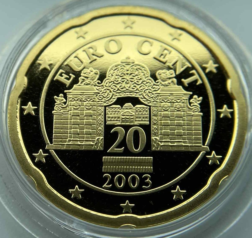 Austria 20 euro cent 2003  PROOF